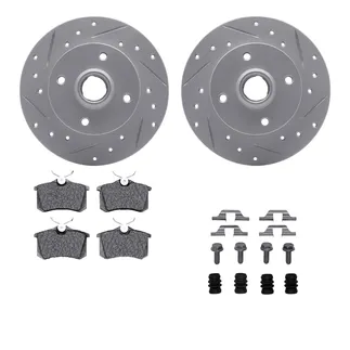 R1 Concepts WBTH1-74000 Brake Rotors - Carbon Coated - D/S W/ Euro Ceramic Pads & Hdw